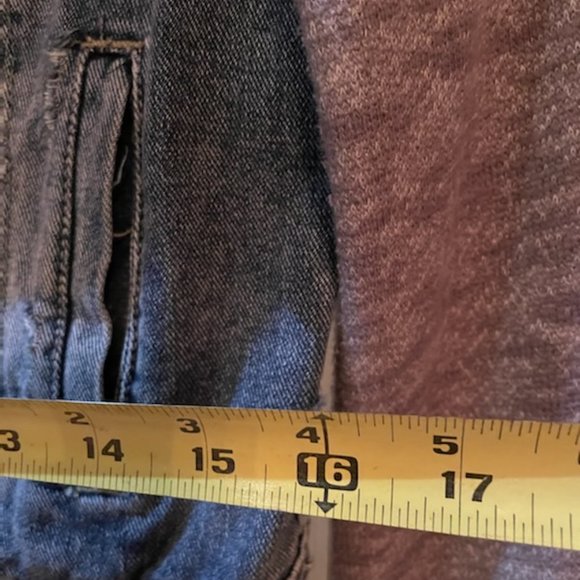 Free People Denim Jacket ~ removable hood - Picture 12 of 13